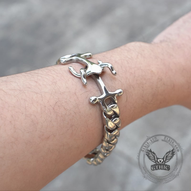 Anchor Cuban Chain Stainless Steel Marine Bracelet