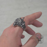 Japanese Demon Oni Stainless Steel Ring