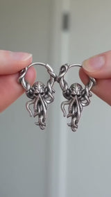 Stylish Stainless Steel Stackable Octopus Hoop Earrings
