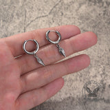 Fashion Rhombus Stainless Steel Dangle Earrings