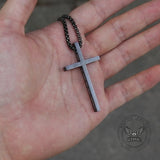 I Can Do All Things Stainless Steel Cross Pendant