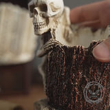 Gothic Spider-Man Skull Resin Vase & Pen Holder