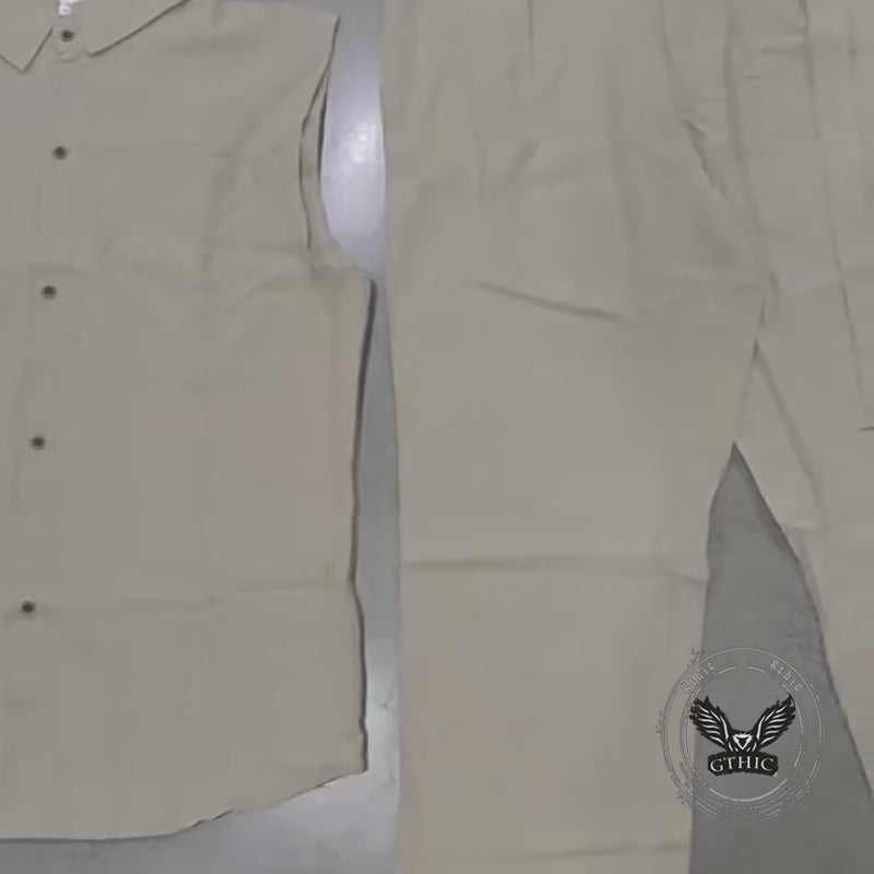 Trajes camiseros hawaianos de poliéster con calavera de piña