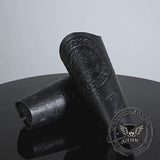 Retro Tree of Life Embossed Knight PU Leather Bracers