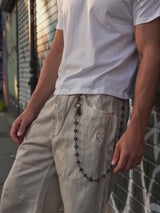 Dark Street Skull Dice Alloy Pants Chain