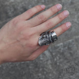 Vintage Gentleman Skull Stainless Steel Ring