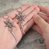 Punk Spiked Hip Hop Stainless Steel Earrings