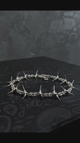 Dark Punk Style Fishbone-Spliced Alloy Pants Chain