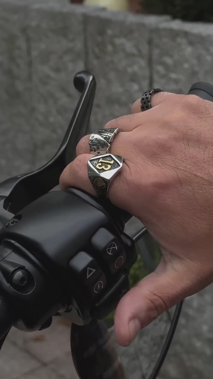 13 Stainless Steel Skull Ring