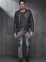 Vintage Slim Fit Flare Cotton Cargo Denim Jeans