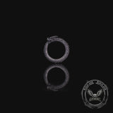 Punk Ouroboros Snake Sterling Silver Ring