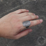 Gothic Pattern Stainless Steel Ring