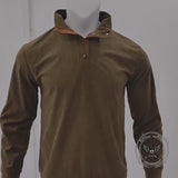 Casual Outdoor Stand Collar Corduroy Knit Sweatshirt