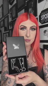 Punk Long Tassel Chain Stainless Steel Earrings