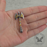 Vintage Viking Double Axe Stainless Steel Pendant