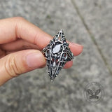 Gothic Skeleton Treasure Sterling Silver Ring