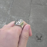 Vintage Knights Templar Crusade Stainless Steel Ring