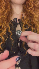 Gothic Moonstone Stainless Steel Ring