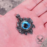 Vintage Pattern Devil Eye Stainless Steel Pendant
