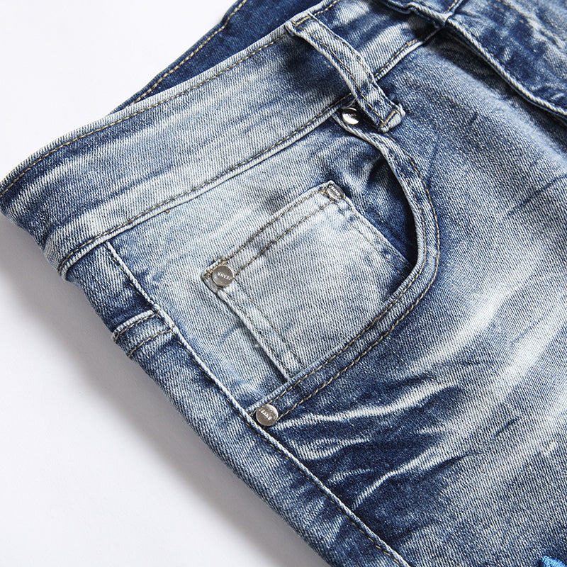 Prince Letter Print Cotton Pants | Gthic.com