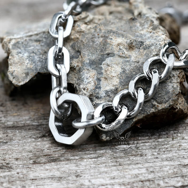 Punk Anchor Stainless Steel Chain Marine Bracelet | Gthic.com