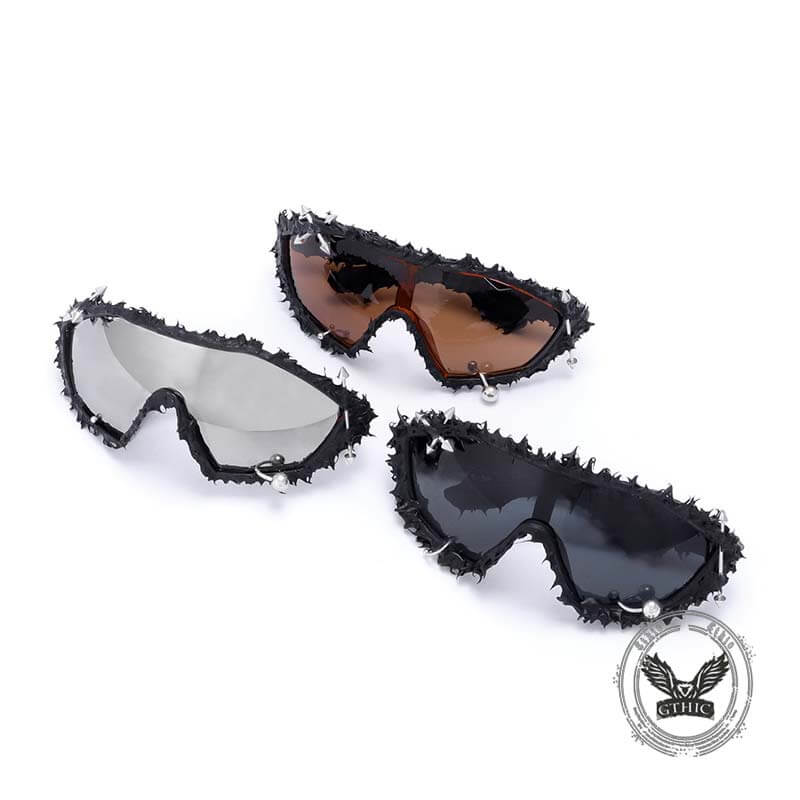 Punk Arrow Decorated Drip Glue PC Sunglasses 01 | Gthic.com