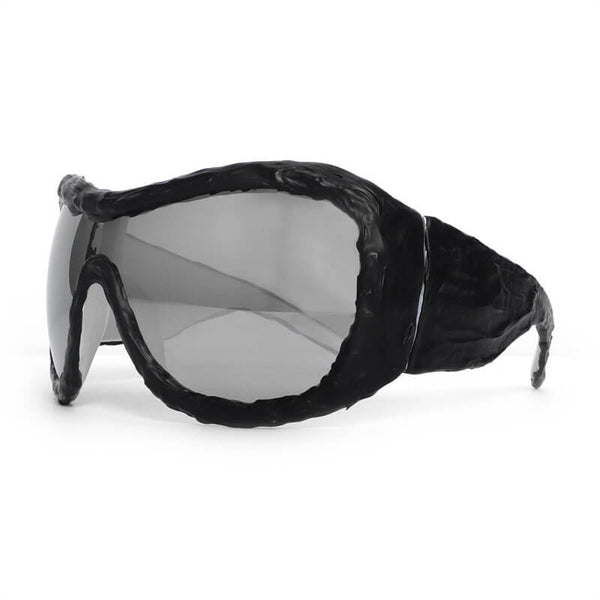 Punk Avant-Garde Drip Glue PC Sunglasses – GTHIC
