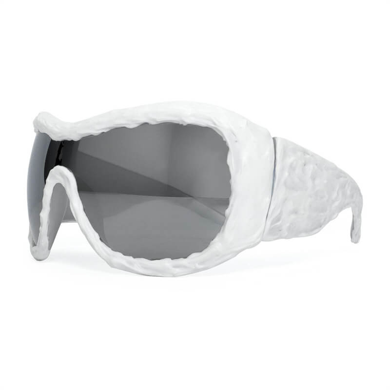 Punk Avant-Garde Drip Glue PC Sunglasses
