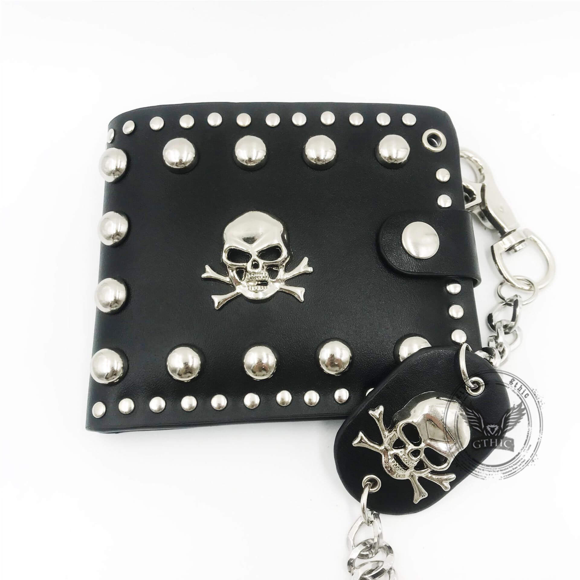 Punk Black Crossbone Skull Wallet | Gthic.com