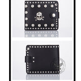 Punk Black Crossbone Skull Wallet | Gthic.com