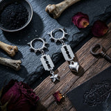 Punk Blade Spike Stainless Steel Stud Earrings