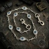 Punk Blue-Eyed Thorn-Spliced Alloy Pant Chain | Gthic.com
