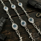 Punk Blue-Eyed Thorn-Spliced Alloy Pant Chain