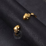 Punk Bones Joints Stainless Steel Skull Open Bracelet
