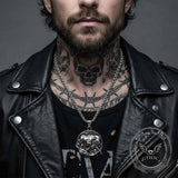 Punk Bull Charging Stainless Steel Animal Pendant | Gthic.com