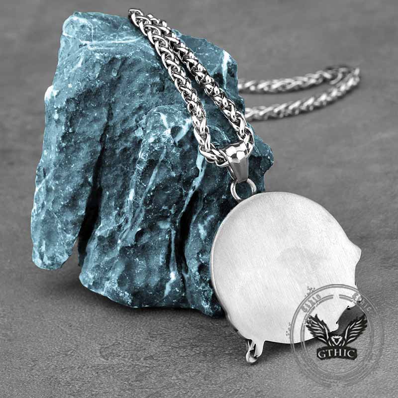 Punk Bull Charging Stainless Steel Animal Pendant