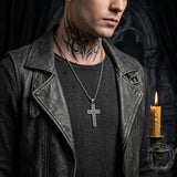 Punk Cross Stainless Steel Gothic Pendant | Gthic.com
