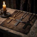 Punk Cross Stainless Steel Gothic Pendant | Gthic.com