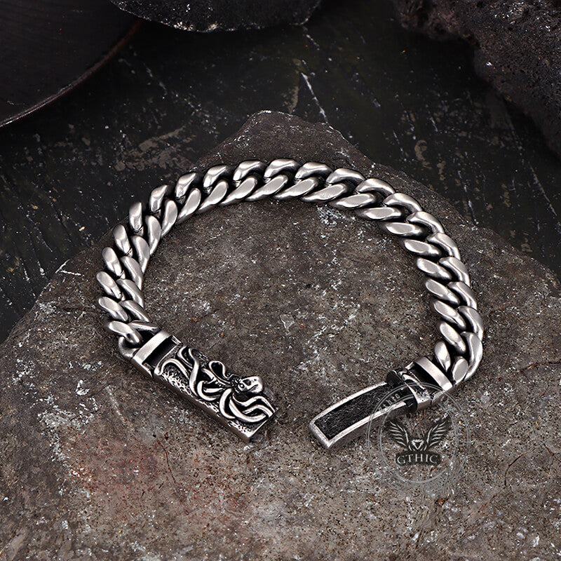 Punk Deep Sea Octopus Stainless Steel Bracelet