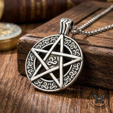 Punk Devil Eye Sun Moon Stainless Steel Pendant