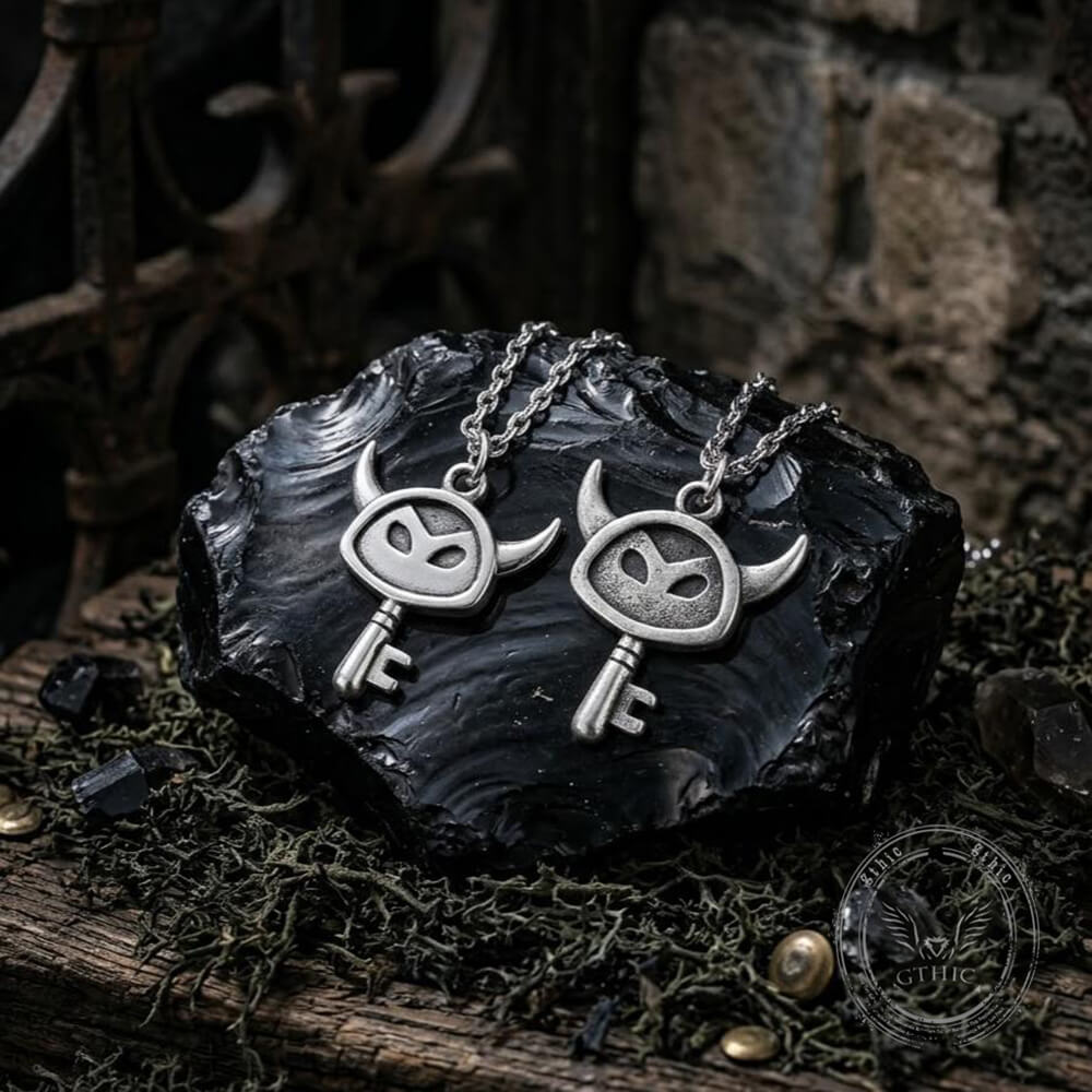 Punk Devil Key Stainless Steel Pendant | Gthic.com