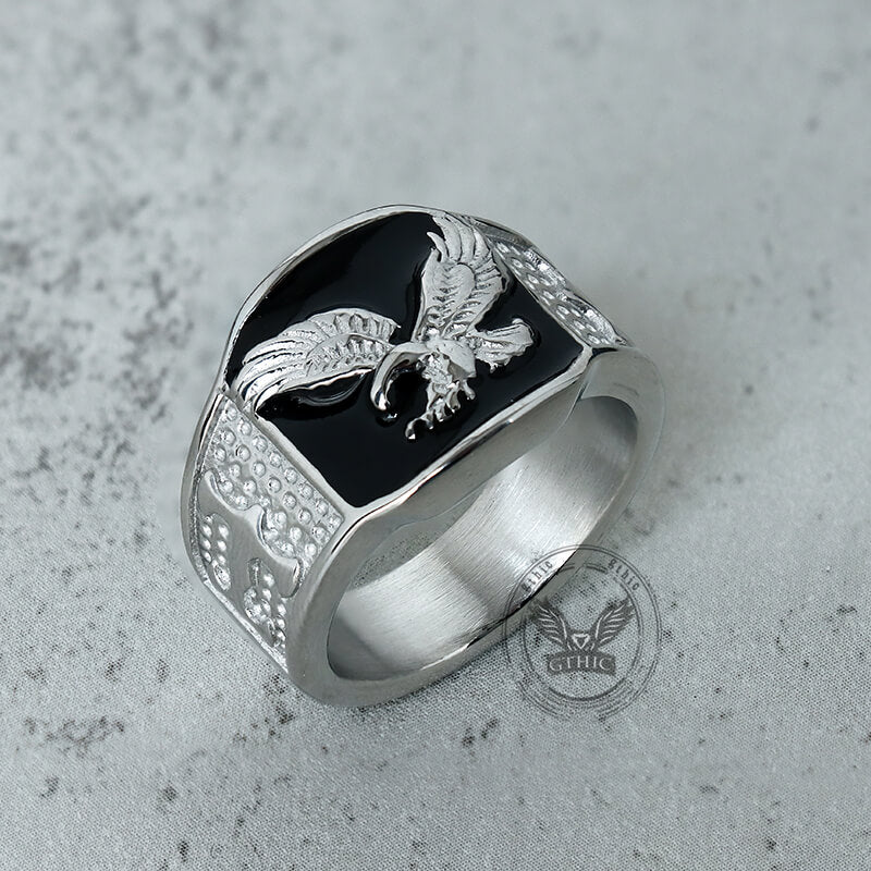 Punk Domineering Eagle Stainless Steel Ring