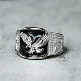 Punk Domineering Eagle Stainless Steel Ring