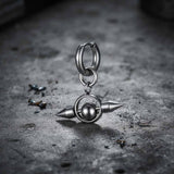 Punk Double-Pointed Spike Stainless Steel Earrings