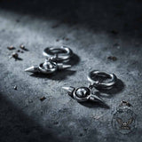 Punk Double-Pointed Spike Stainless Steel Earrings