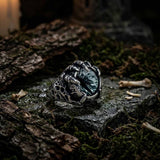 Punk Dragon Claw Devil Eye Stainless Steel Ring
