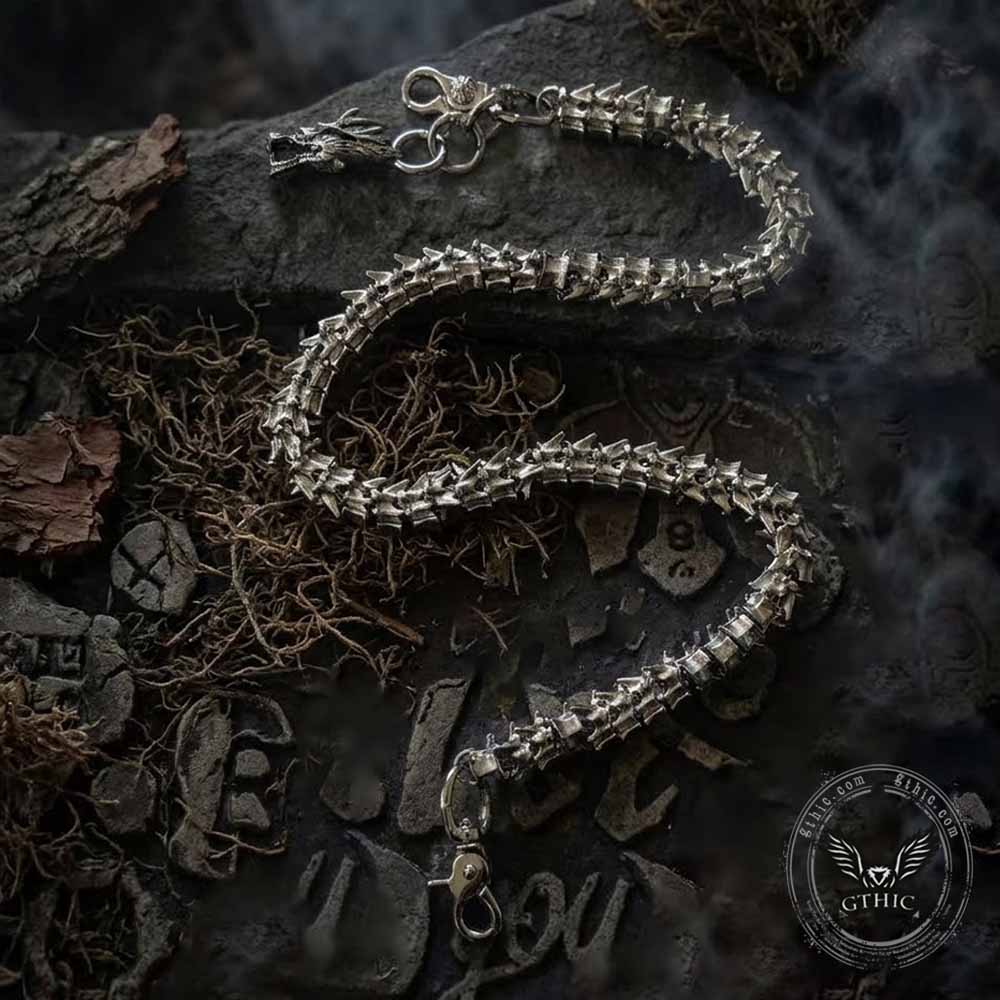 Punk Dragon Head Spine Street Alloy Pants Chain | Gthic.com