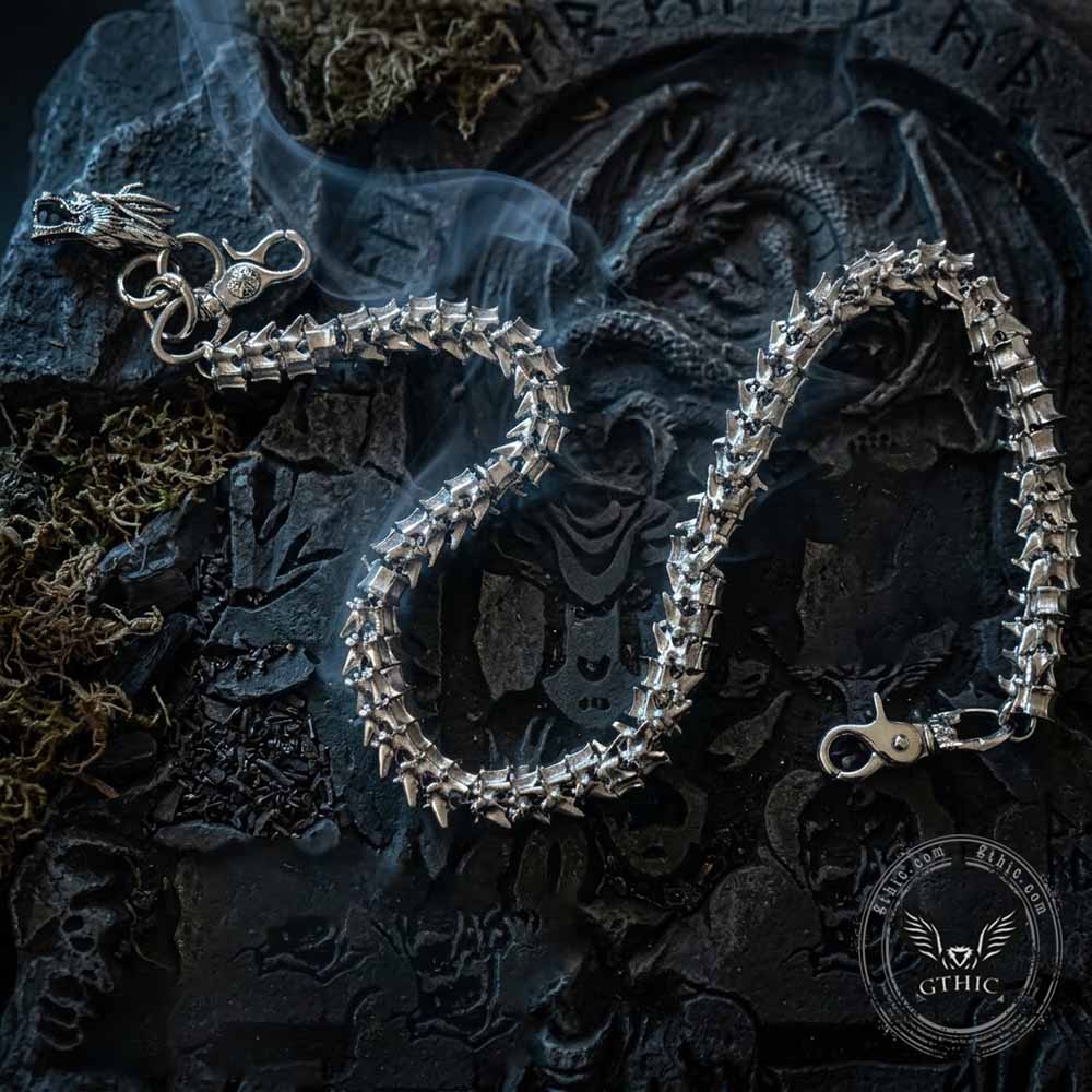 Punk Dragon Head Spine Street Alloy Pants Chain