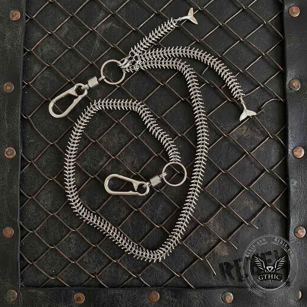 Punk Fishbone Link Alloy Pants Chain