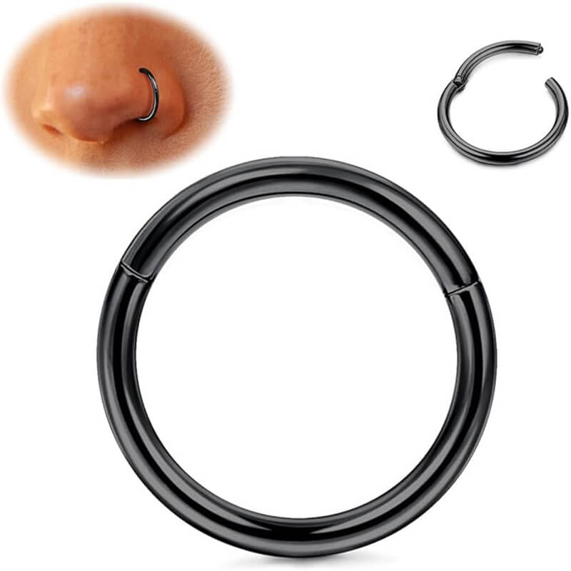 AceFun Neuspiercing, titanium zilver, 20G, dunne piercing, 1L-vorm AceFun Neuspiercing, titanium zilver, 20G, dunne piercing, 1L-vorm